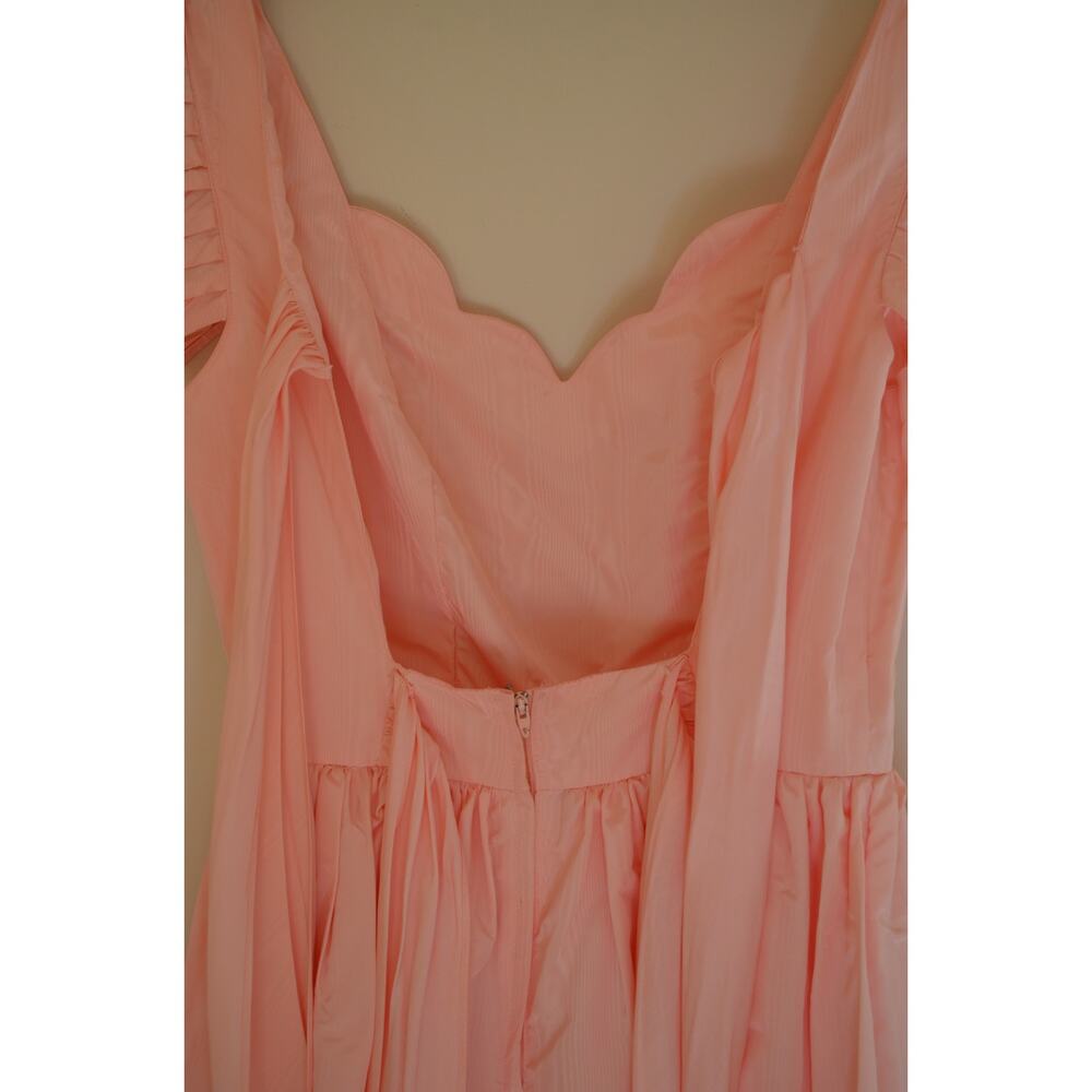 Vintage Pink Taffeta Party Dress Size Small - Picture 8 of 9